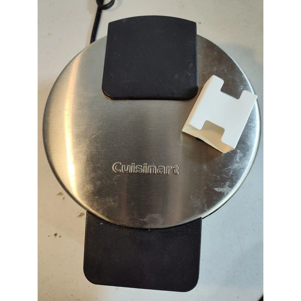 Cuisinart Classic Waffle Maker Model WMR-CA Stainless Steel Round  Tested (1077)